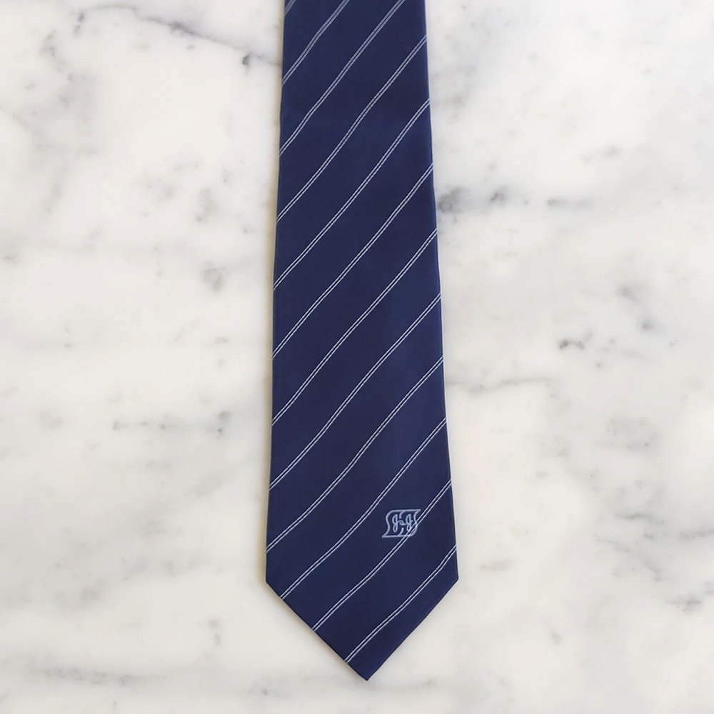NWT. 100% Pure Silk Tie with Stripes.